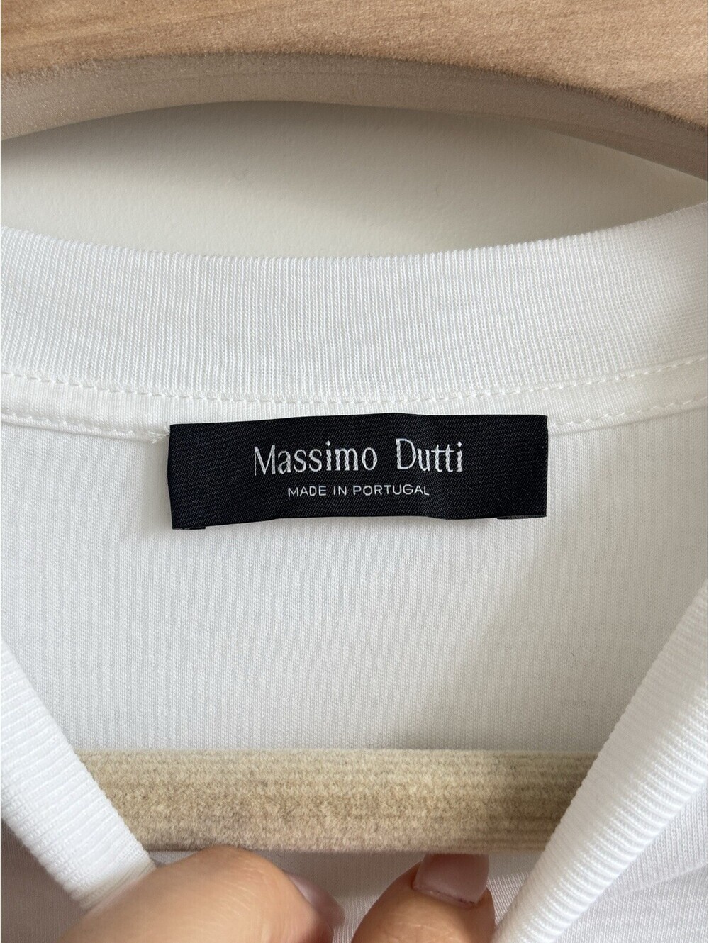 Massimo Dutti Men’s S White Long Sleeve St Barths Graphic T Shirt Made Portugal - Picture 2 of 8